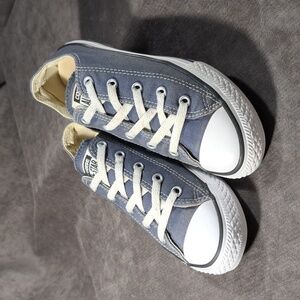 Converse Chuck Taylor All Star Ox Low Navy Blue Lace Up Sneakers G- US J3 W5